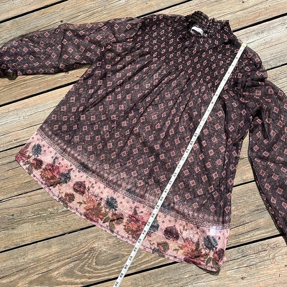 Maurice’s’ sheer boho high-neck top L-XL - Picture 8 of 8